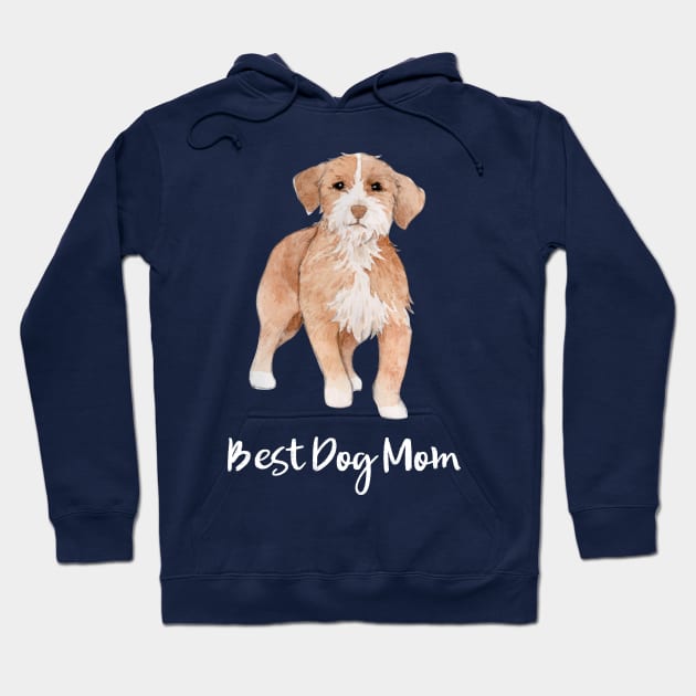 Best Dog Mom Hoodie by Puppy Paws Co.